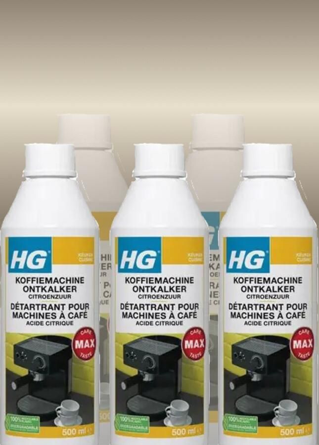 HG koffiemachine ontkalker- 12 stuks