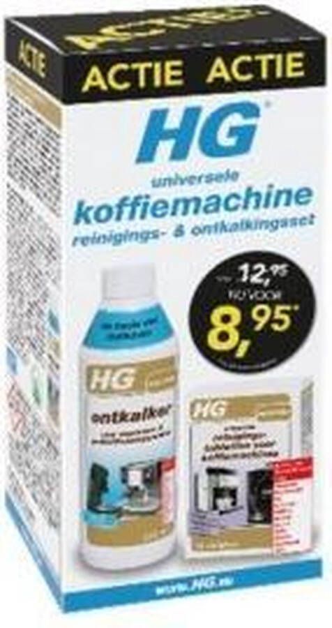 HG koffiemachine reinigings- & ontkalkingsset