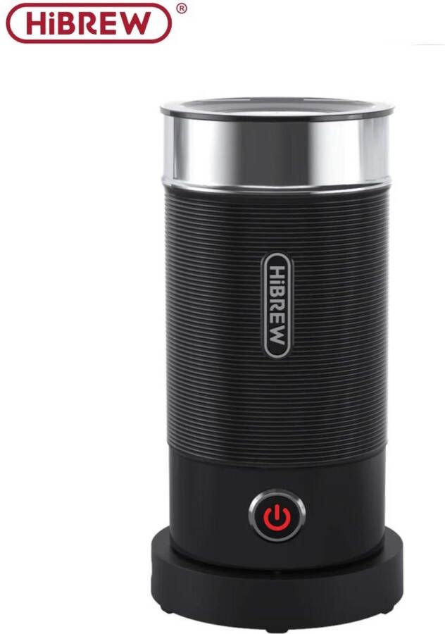 HiBrew All Items 4 You Automatische Melkopschuimer Melkklopper elektrisch 4 in 1 Opschuimer Voor Melk Koud & Warm zwart