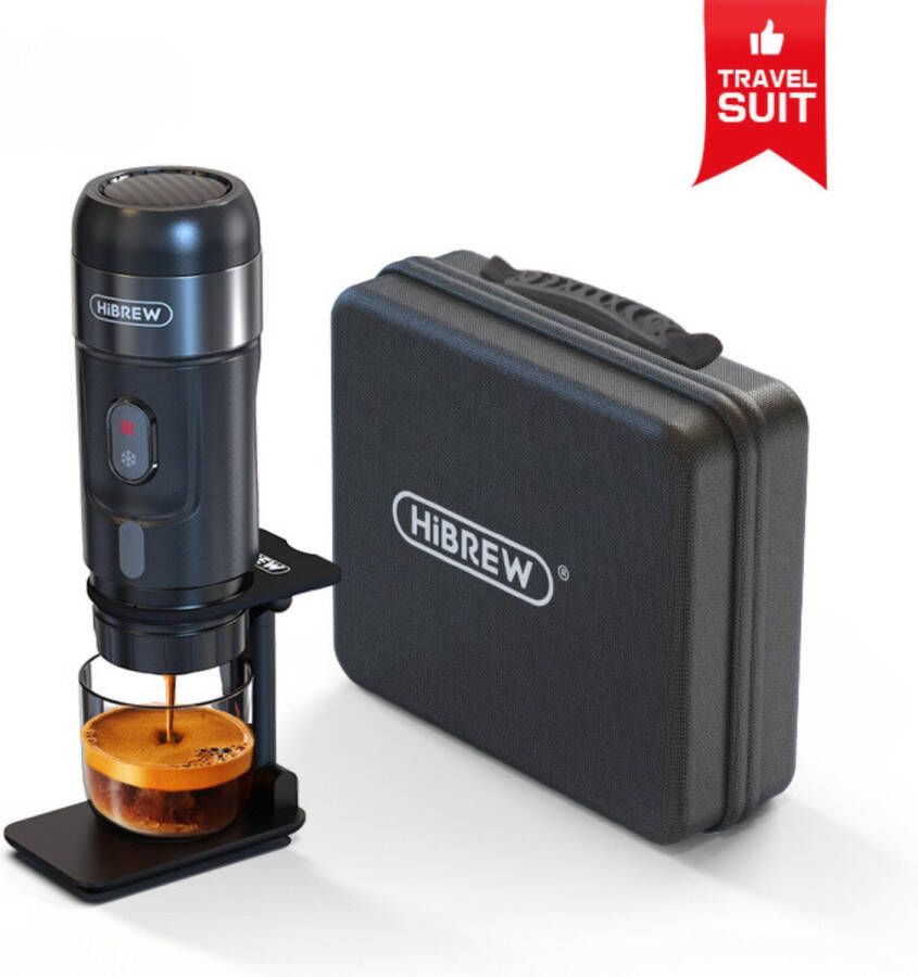 HiBrew Draagbare Koffiezetapparaat Voor Auto & Thuis 12 Volt 15 Bar Espresso Koffiezetapparaat Fit Nespresso Dolce Pod Capsule Koffie Oplos Koffie Koffiezetapparaten Elektrisch