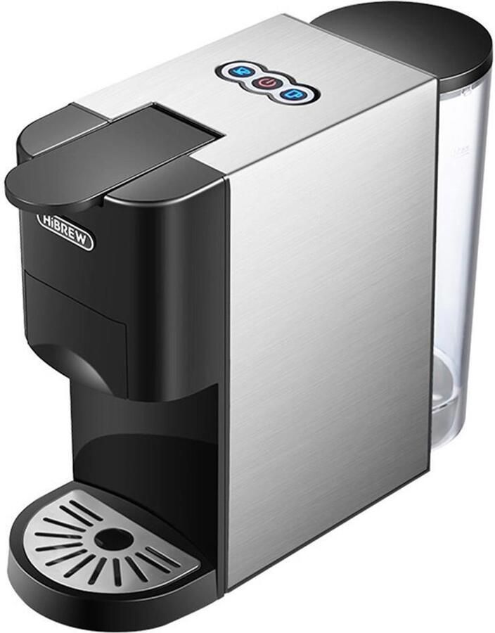 HiBrew 5 in1 Capsule Koffiezetapparaat- H3A -- Koffiemachine Warm-Koud Meerdere Espresso Cafetaria Cappuccino Koffiezetapparaat Dolce Gusto Nespresso Poeder