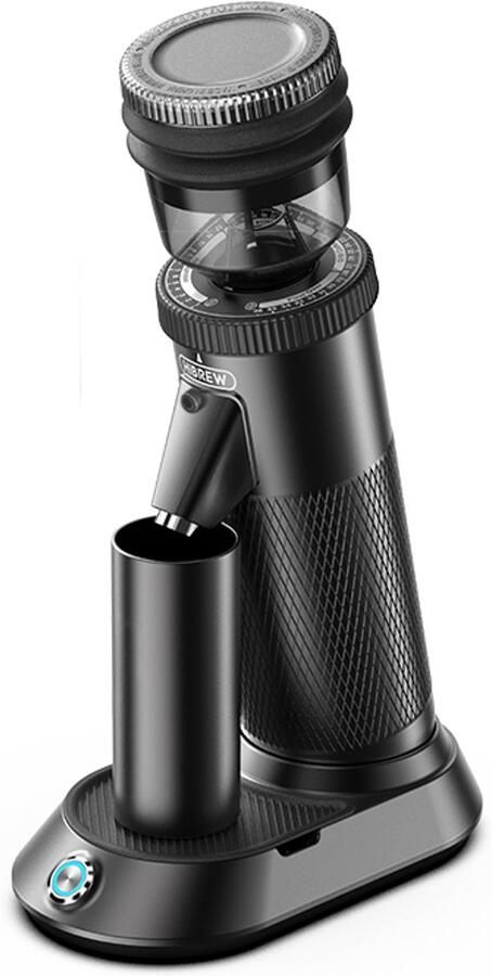 HiBrew G5 Elektrische Koffiemolen – 48 mm Conische Maalschijf 36 Maalstanden Instelbaar Twee Slijpsnelheden Voor Espresso Turkse koffie Pour-over Filterkoffie Zwart