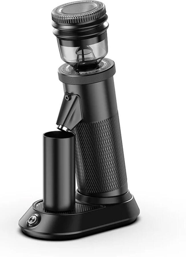 HiBrew G5 Elektrische Koffiemolen – 48mm Conische RVS Maalschijven – Traploze Instelling – 400 500 RPM – Low Retention – Perfect voor Espresso & Filterkoffie