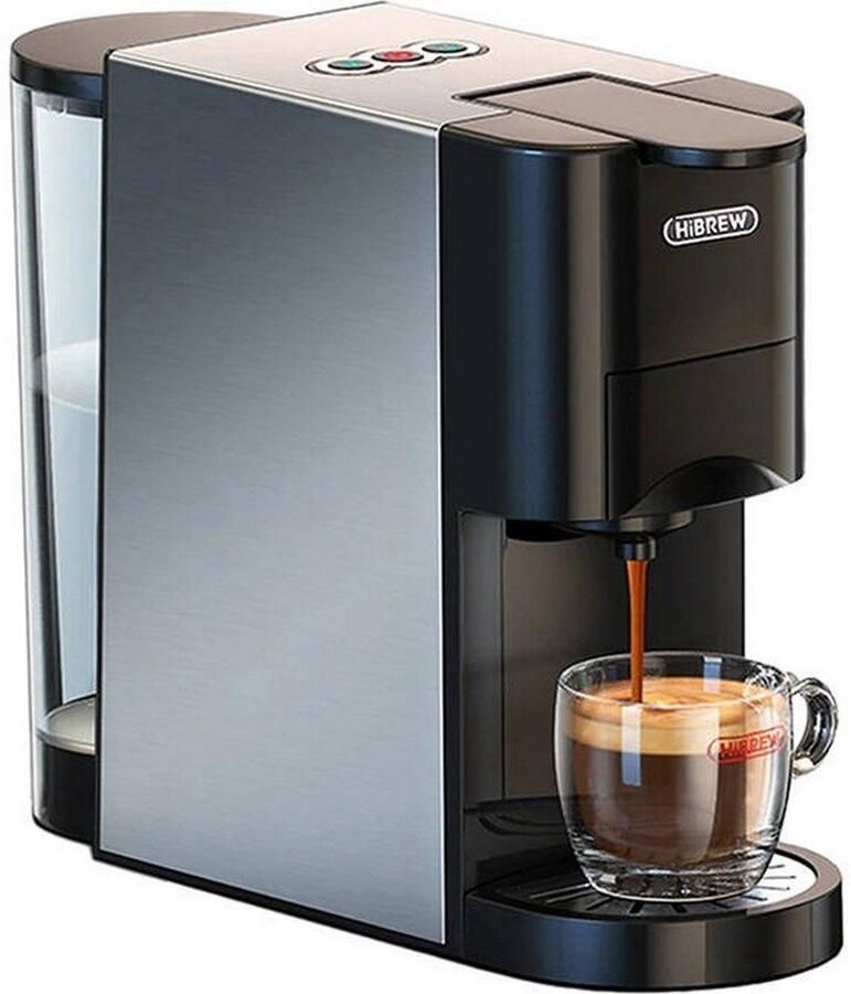 HiBrew 4-In-1 1450W Nespresso Capsule Machine Met Melk- En Zetfunctie