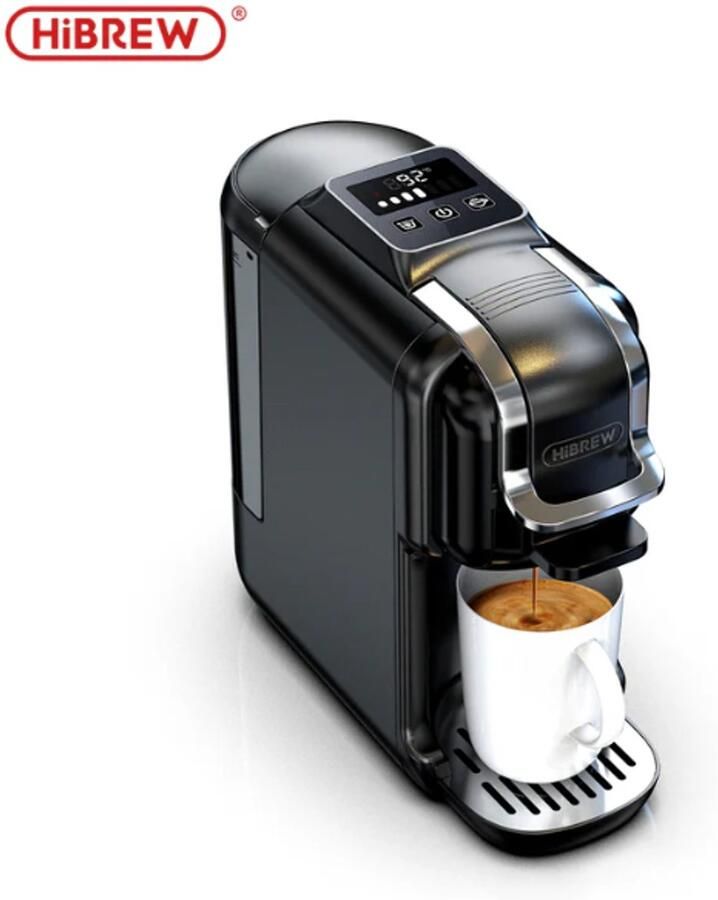HiBrew Koffiemachine Smart Touch 7 Kopgroottes Warm en Koud Temperatuurregeling