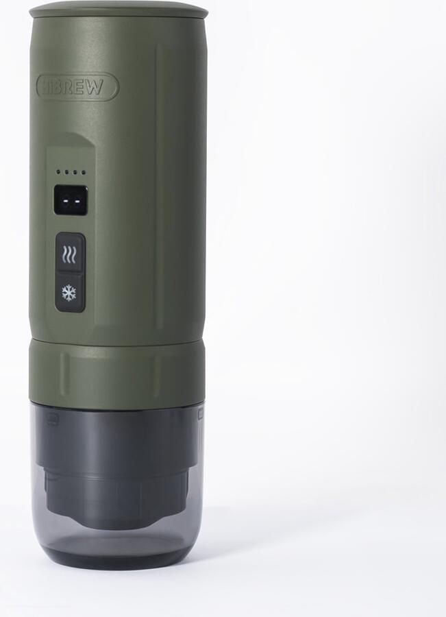 HiBrew Portable Espresso Coffee Machine for Car & Home Camping Coffee Maker Fit Nespresso Dolce Capsule Powder H4C