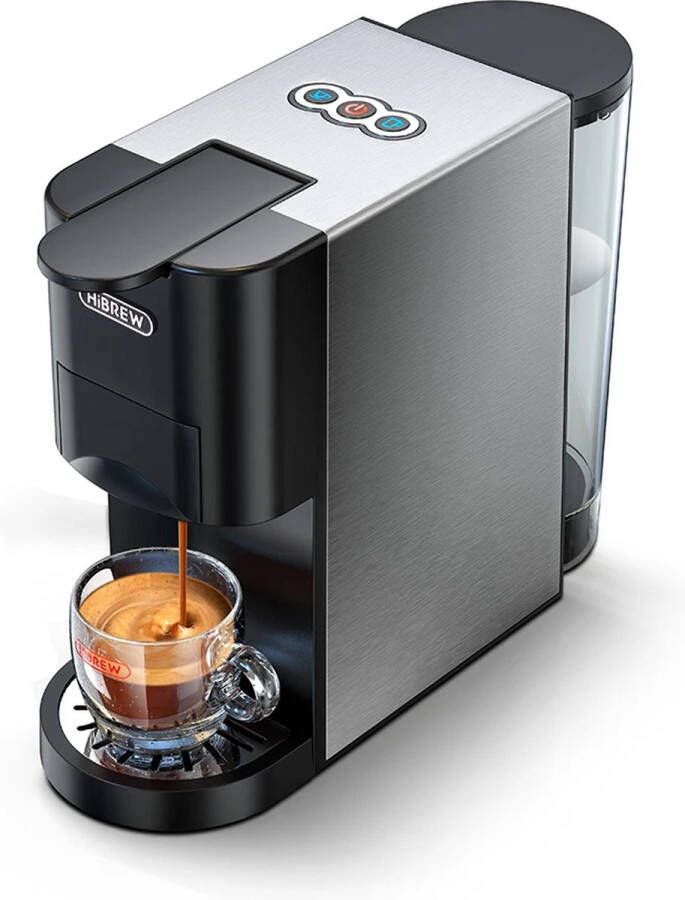 HiBrew Koffiemachine Koffiezetapparaat Cups 4 in 1 Koffie machine Dolce Gusto Nespresso Cappuccino Latte 19 Bar