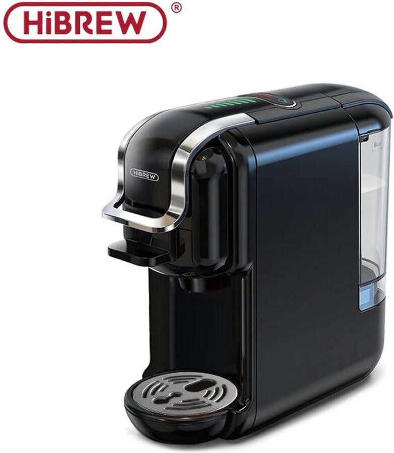 HiBrew Koffiezetapparaat 5-in-1 Senseo Koffiemachine Meerdere Capsules Koffiepadmachine Heet Koud 19Bar 1450W Zwart