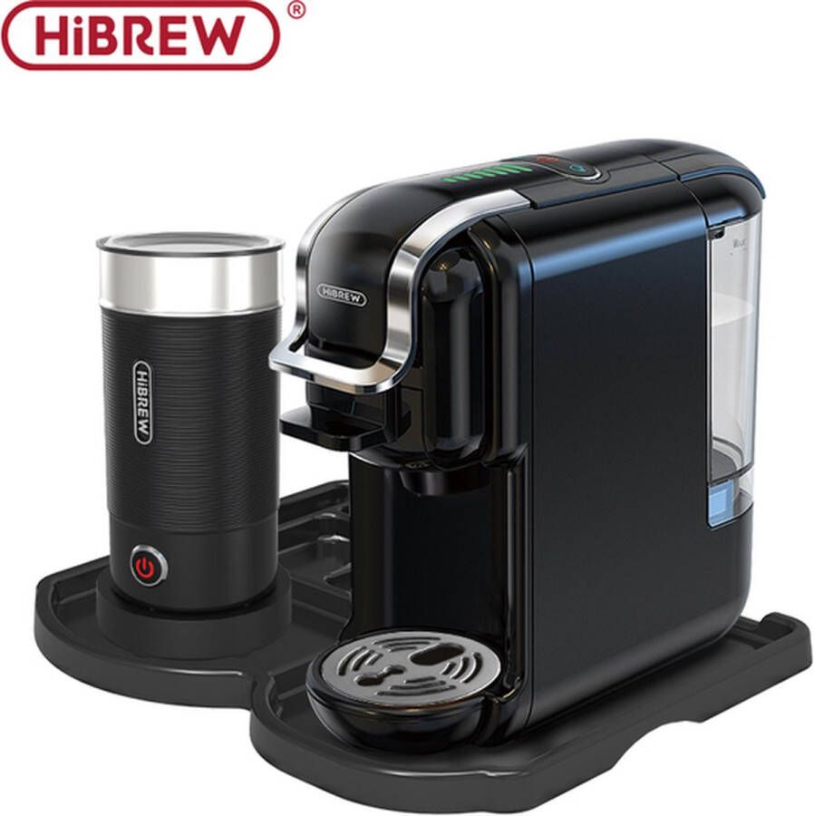 HiBrew Koffiezetapparaat melkopschuimer Zwart Koffie Koffiemachine 5-in-1 Compatibel ontwerp Koud warm functie Dolce gusto apparaat Koffiezetapparaat cups - Foto 2