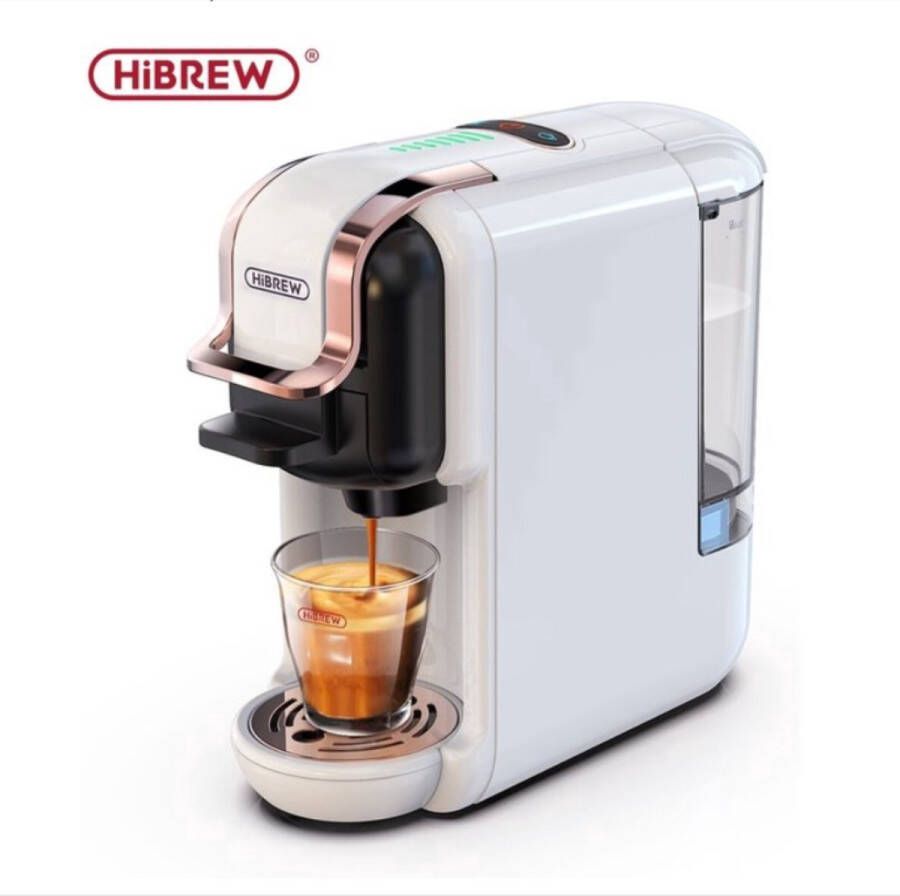 HiBrew Koffiezetapparaat – Senseo – 5-in-1 – Koffiemachine – Meerdere Capsules – Koffiepadmachine Heet Koud – 19Bar – 1450W – Zwart - Foto 1