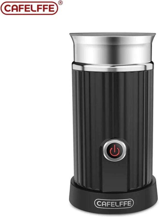 HiBrew Melkopschuimer Automatische Melkopschuimer Melkklopper elektrisch 4 in 1 Opschuimer Voor Melk Koud & Warm 500ML Zwart