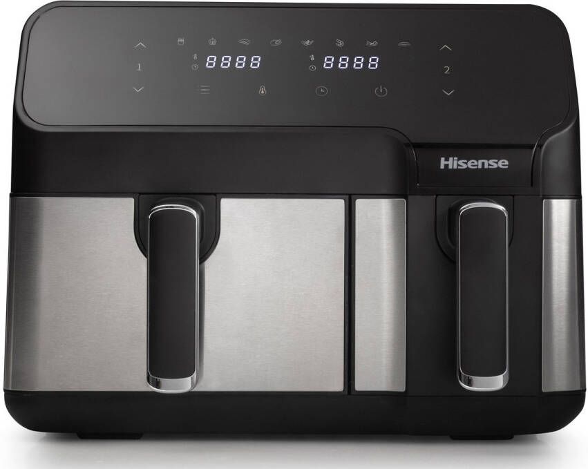 Hisense HAF2900D friteuse Dubbel Vrijstaand 1700 W Heteluchtfriteuse Zwart - Foto 2