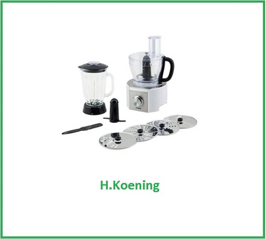 H.KOENIG Génie8 MX18 White keukenmachine 800 W wit