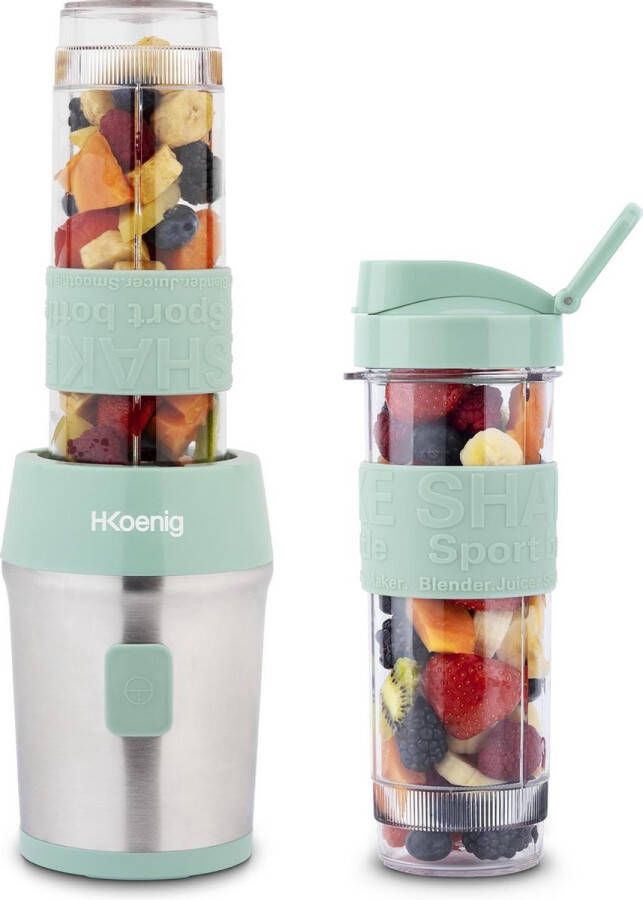 H.KOENIG H Koenig SMOO18 Blender To Go met drinkbekers
