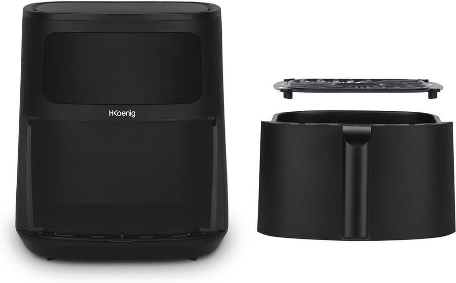 H.KOENIG HKoeNIG Olievrije Friteuse FRY860 6L Capaciteit 6 Kookprogramma's 1500W