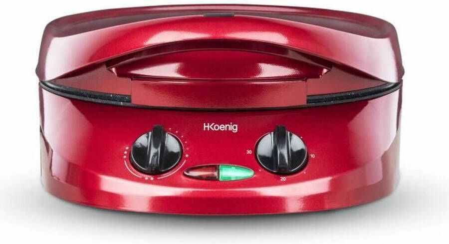 H.KOENIG TRT180 1 pizza('s) 210 °C 105 210 °C Zwart Rood 1800 W 320 mm - Foto 2