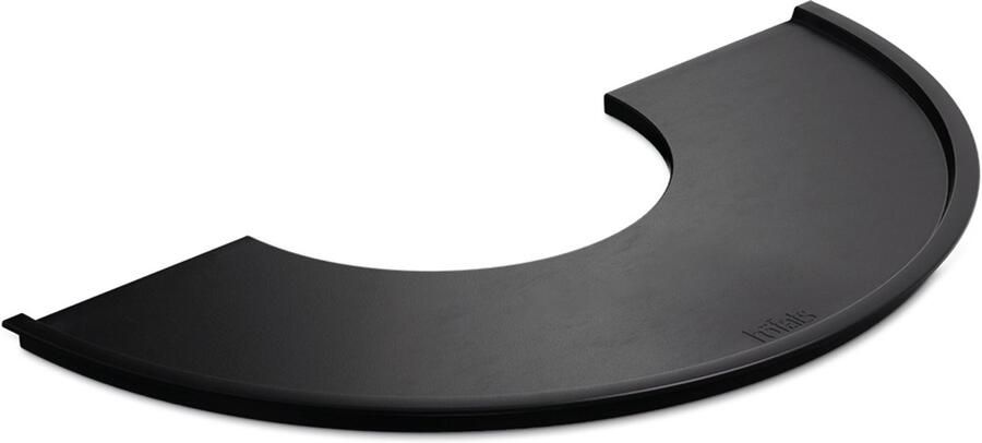 Höfats BOWL Plancha Geëmailleerde grillplaat van gietijzer geschikt voor grillgerechten van elk formaat halve ring vuurplaat grillring vuurring als accessoire voor de BOWL-vuurschaal 57