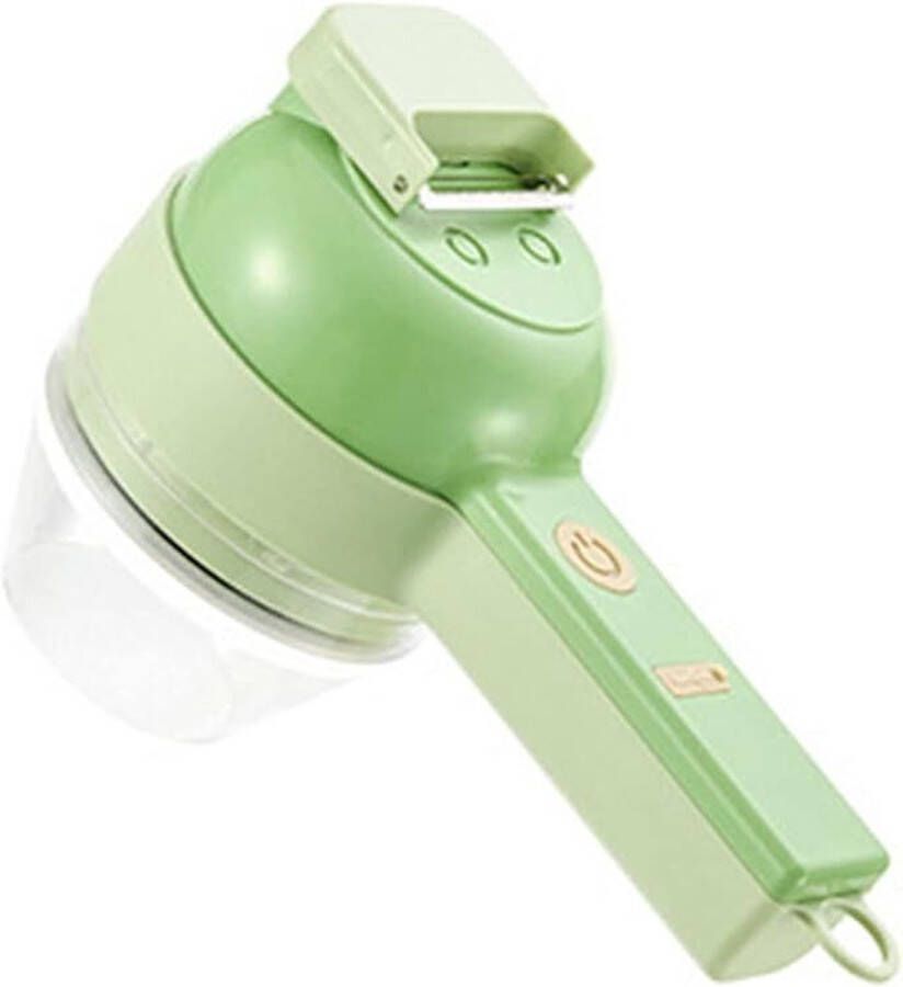 Home & Marker 4-in-1 Keukenmachine Hakmolen Groentesnijder Schoonmaakborstel Foodprocessor Aardappelschiller Schrobborstel ROTOCHOP