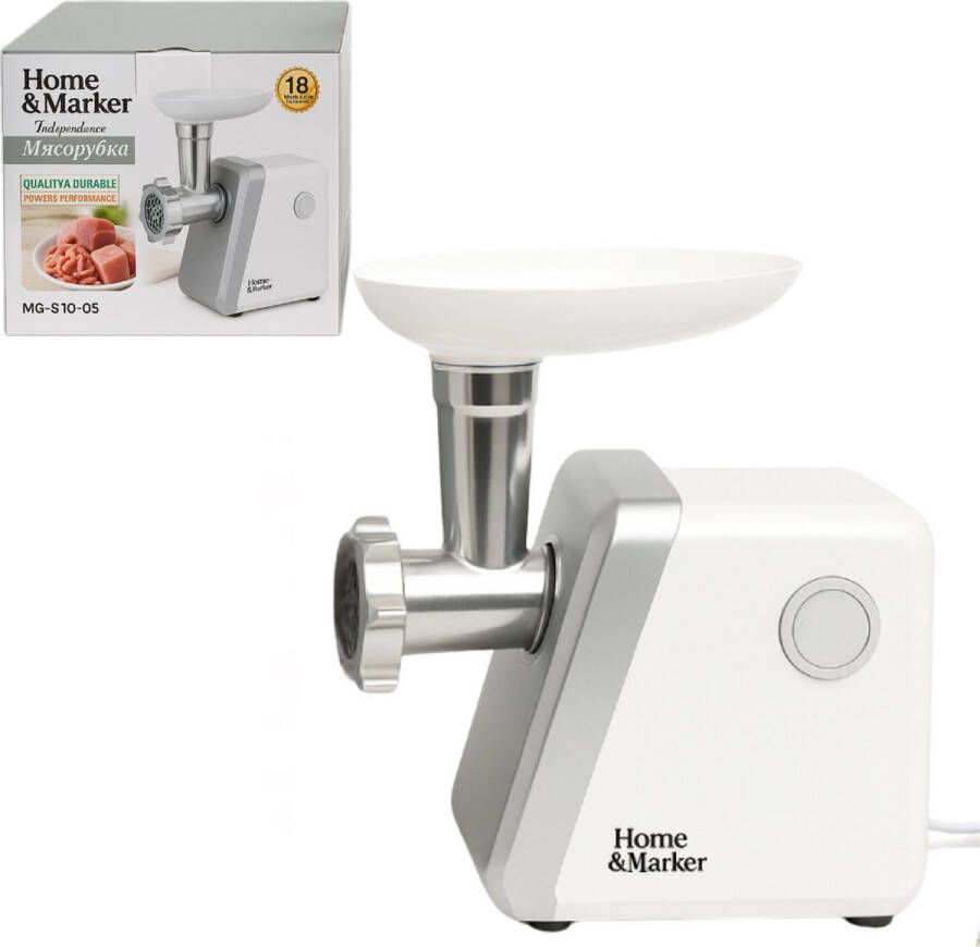 Home & Marker Automatische Vleesmolen Gehaktmolen Vlees Molen Gehakt Molen Inclusief Toebehoren 700W MESOMIX