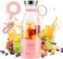 Home & Marker Draagbare Blender Perfect voor Smoothies Sappen en Babyvoeding Roze JUICIFY - Thumbnail 2