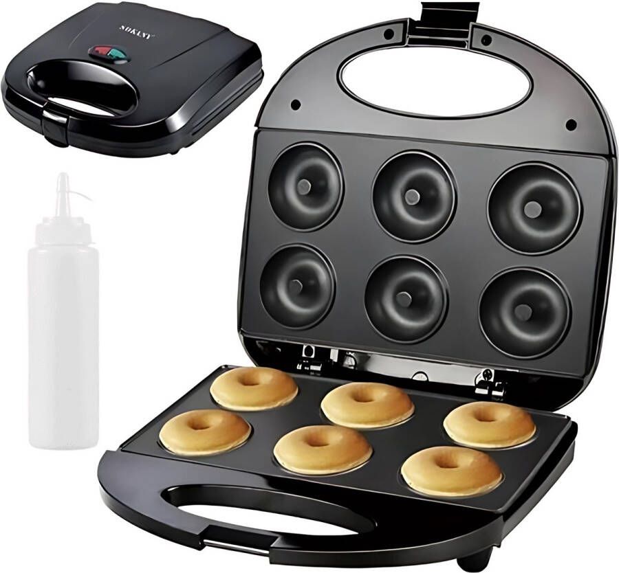 Home & Marker Donut Maker Donutmaker Donut Machine Mini Donut Maker Mini Donuts Inclusief Doseerfles DONUTPRO