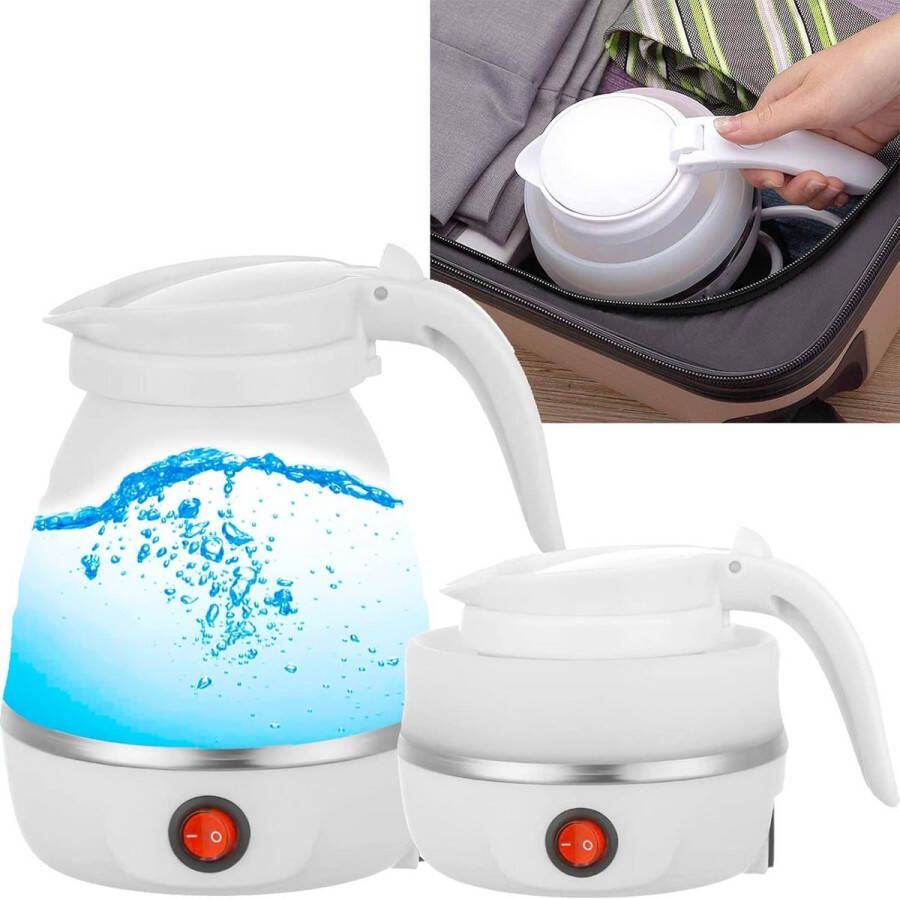 Home & Marker Opvouwbare Waterkoker Reis Waterkoker Camping Waterkoker Mini Waterkoker 0.6 L FOLDCOOK