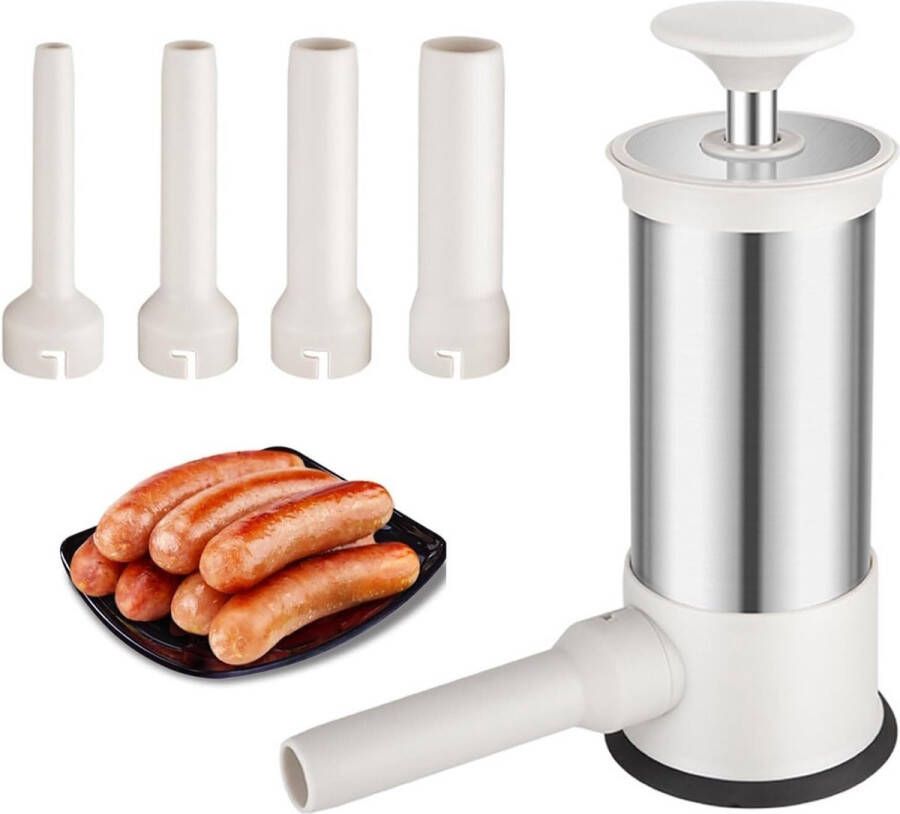 Home & Marker Worstenvuller Worstenmaker Worstvuller Worstmaker 4 Vulbuizen STUFFTASTIC