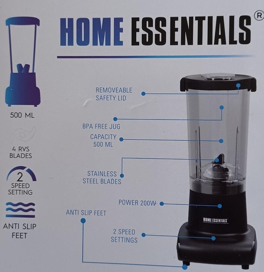 HOME ESSENTIALS mini blender