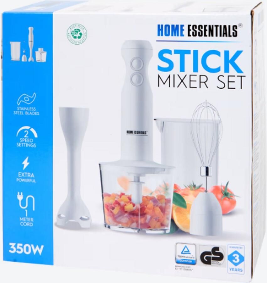 HOME ESSENTIALS Staafmixer set