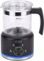 Home Vibes Glazen Melkopschuimer 100% PFAS en BPA Vrij Elektrische Melkschuimer 4-in-1 Model Milk Frother 250 500ML 600W Met Schenktuit Klassiek Zwart - Thumbnail 2