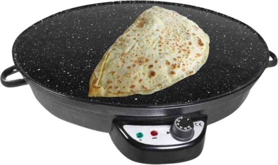 Homelux Pannenkoekenmaker Sac Electrisch Electrische Crepe maker Electrische Sac Emaye Katmer Sac 2000W Instelbare Thermostaat Anti-aanbaklaag RVS Onderstel Emaille Emaye-black friday 2024 deals