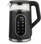HomeShift Waterkoker met Temperatuurregeling Warmhoudfunctie Dubbelwandig Elektrisch 1 7 Liter 2200W Zwart - Thumbnail 1