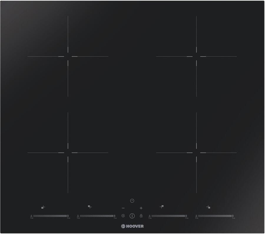 Hoover H-HOB 500 INDUCTION HIS642MCTT 1 Zwart Ingebouwd 60 cm Inductiekookplaat zones 4 zone(s)