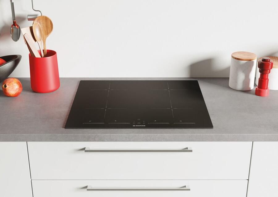 Hoover H-HOB 500 INDUCTION HIS642MCTT 1 Zwart Ingebouwd 60 cm Inductiekookplaat zones 4 zone(s)