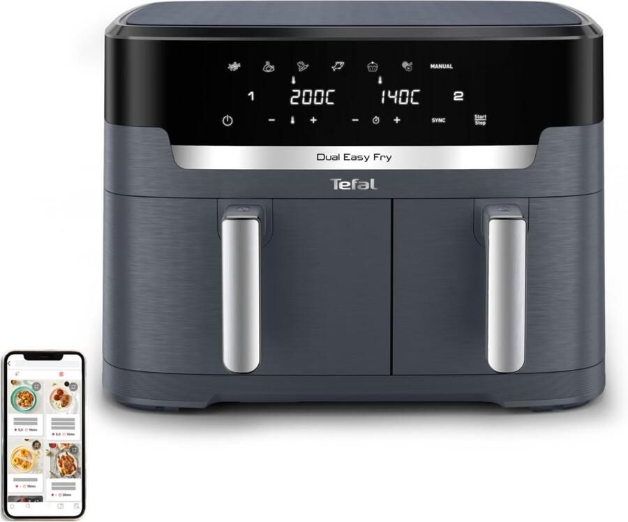 Hot Air Fryer met 7 kookprogramma's 2700W