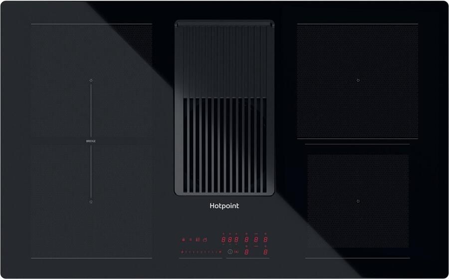 Hotpoint Bauknecht HOTPOINT PVH 92 B K F KIT Inductie kookplaat met afzuiging 83 cm