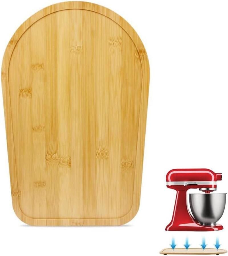 Houten blender basisstandaard 34x21 cm voor 4 5 5 liter blenders stevig ontwerp ideaal voor keukenmixers ServiceTopper