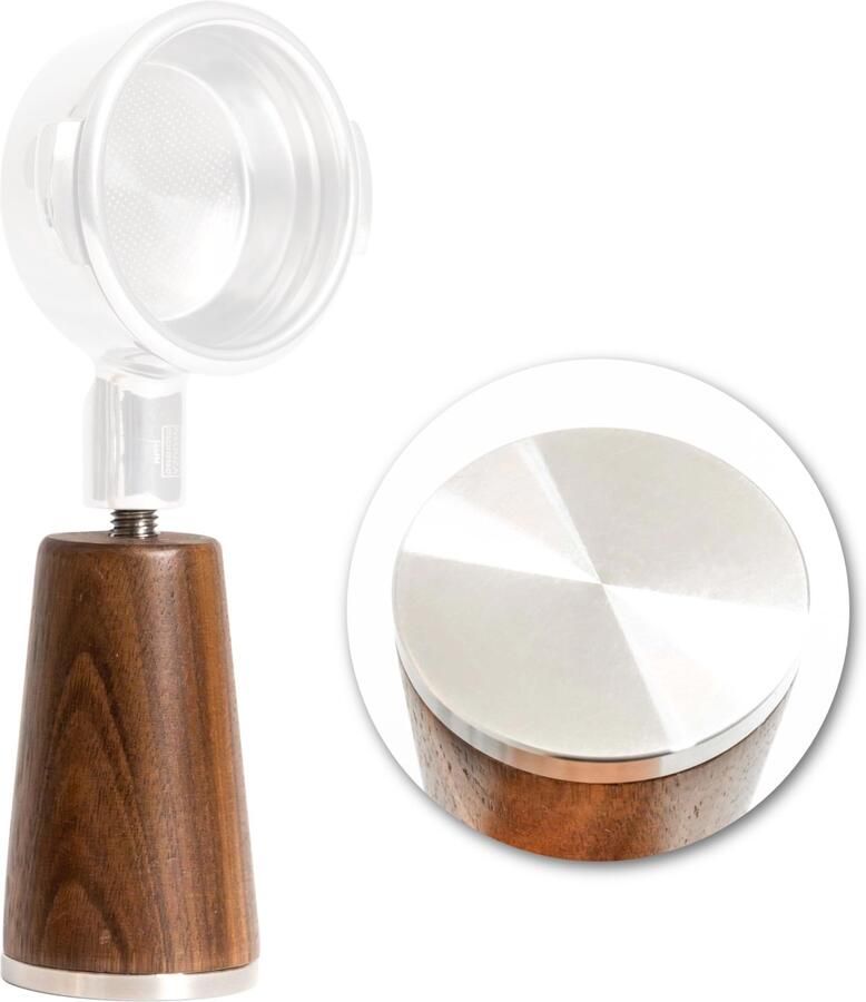 Houten Handgreep voor Espressomachine M10 Draad