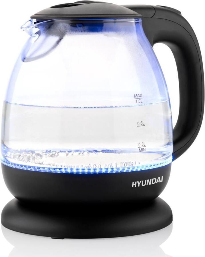 Hyundai VK101 Serie Elektrische Waterkoker 1 0l Automatisch Uitschakelen LED Verlichting