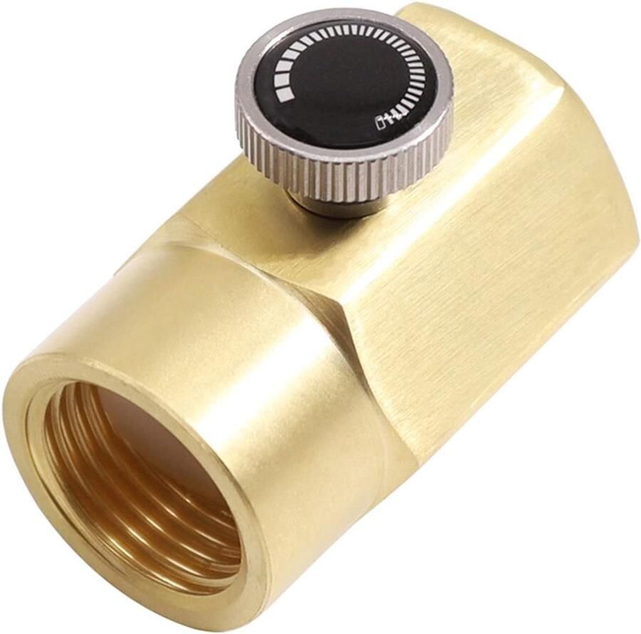 Hztyyier Allecto CO2 Cilinder Adapter Koper CO2 Vulventiel Eenvoudig te Installeren Hoogwaardige Messing Geschikt voor Soda Flessen Thuisgebruik