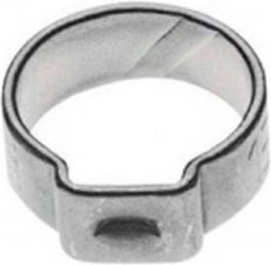 Ich-zapfe 1-oor slangklem voor NW4mm gegalvaniseerd