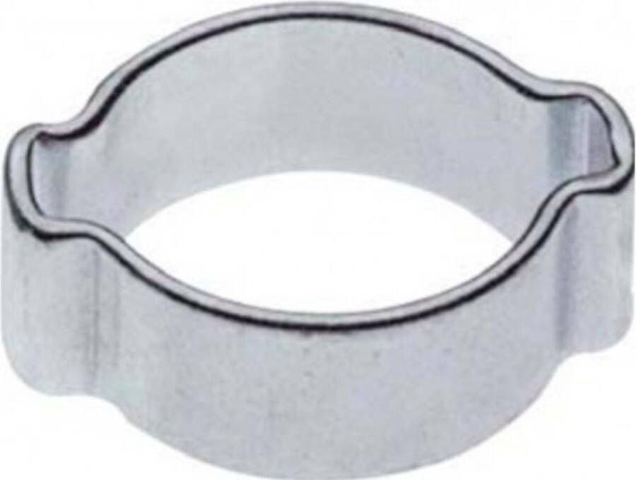 Ich-zapfe 2-oor slangklemmen 4mm RVS