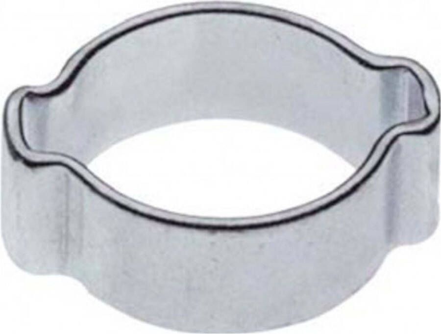 Ich-zapfe 2 oorklemmen 7mm 100 stuks roestvrij staal