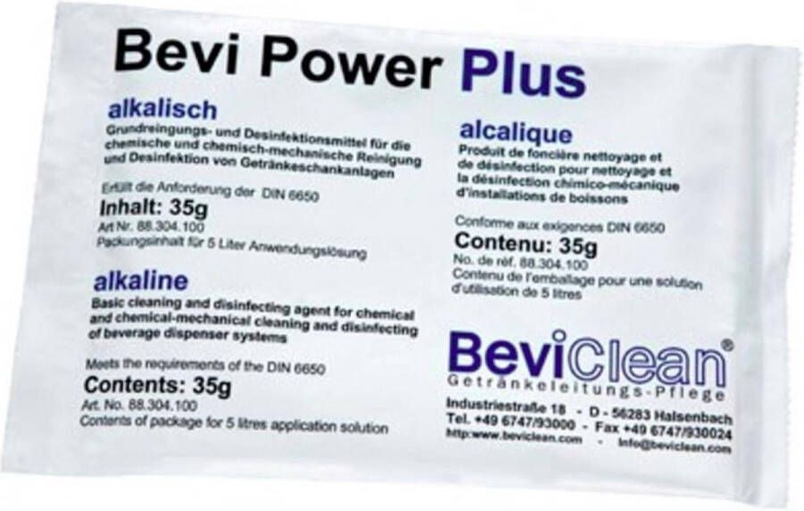 Ich-zapfe Bevi Power poeder Alkalische prijs per eenheid (50 stuks)