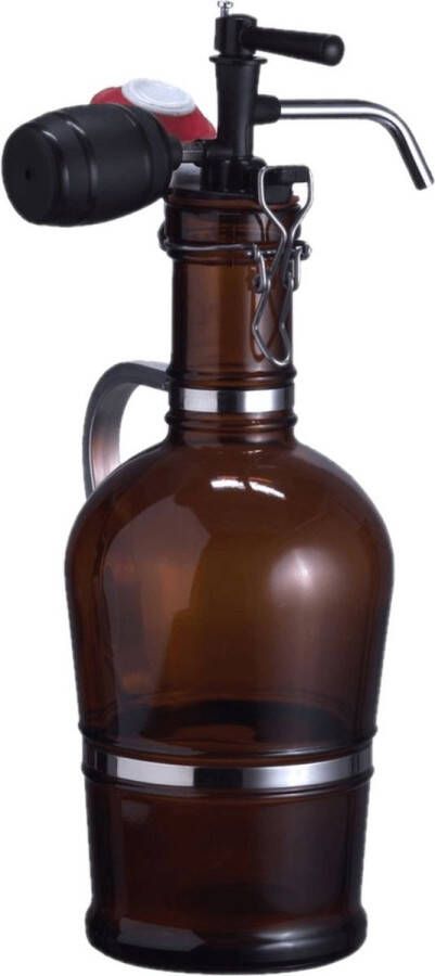 Ich-zapfe Bierfles met handpomp - Foto 2