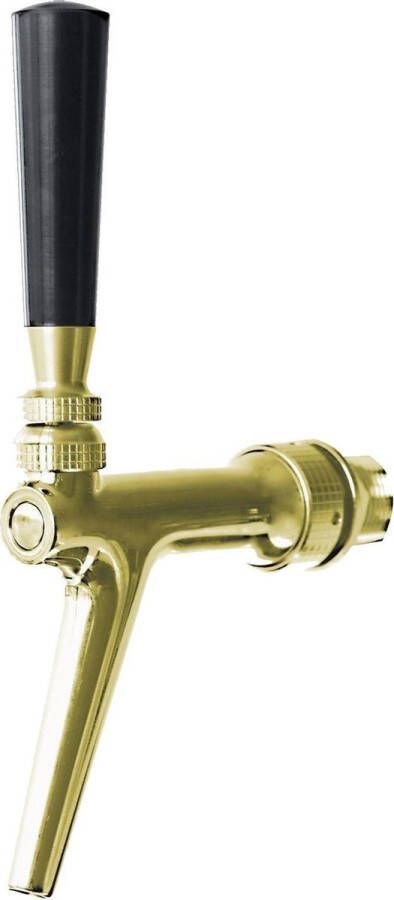 Ich-zapfe Tapkraan Bierkraan gemaakt van chroom-nikkel-staal model BA1000 PVD goudkleurig