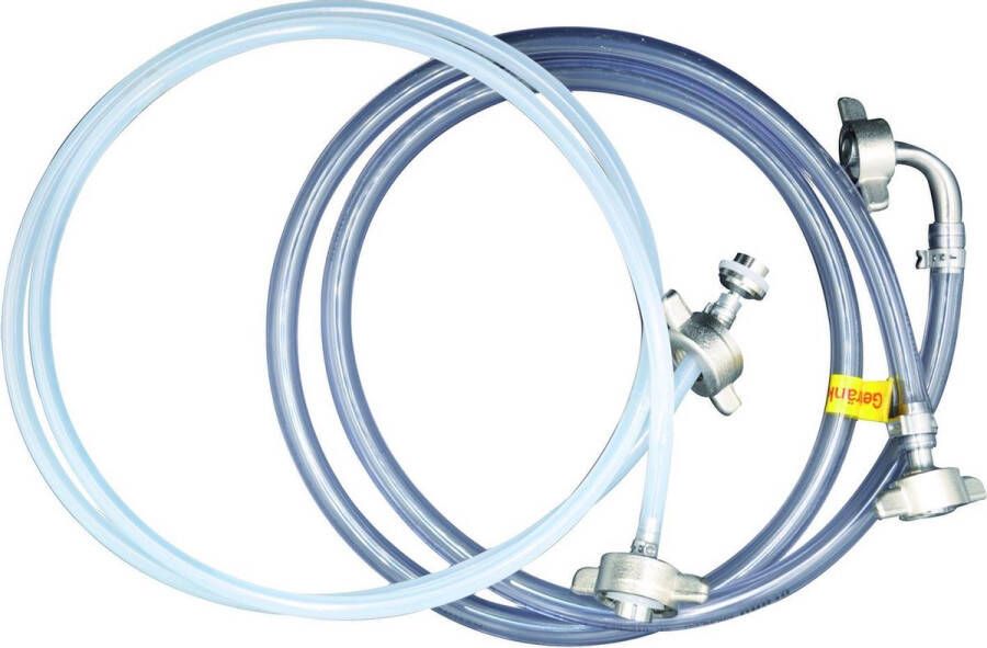 Ich-zapfe Bierleiding Bierslang voor warme drank 10 mm volledig afgewerkt ca. 1 5 m