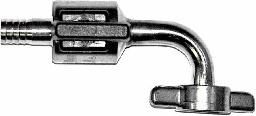 Ich-zapfe Biertap Bierkraan Gebogen gemaakt van roestvrij staal grootte: 7 mm