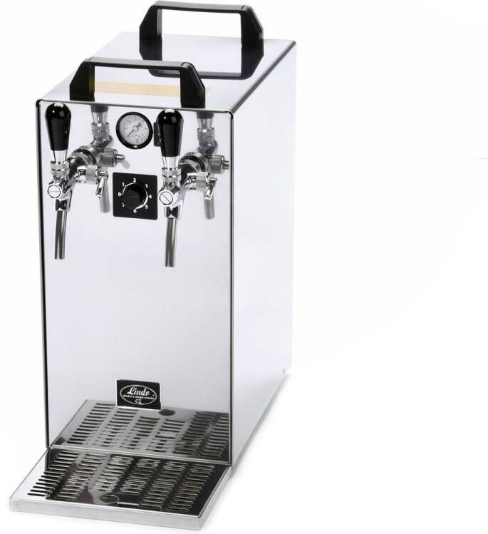 Ich-zapfe Biertap Kontakt 40 K Profi thuistap bierkoeler 2-lijns membraanpomp 50 liter uur Green Line