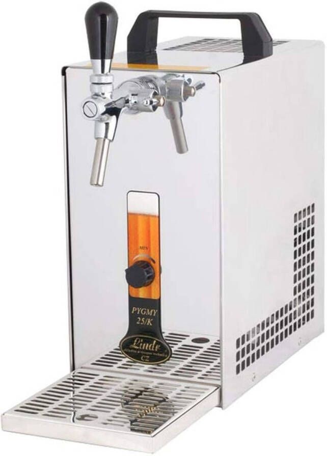 Ich-zapfe Biertap Thuistap met PYGMY 25 K 1-leiding membraanpomp 35 liter u Green Line